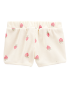 Toddler Strawberry Thermal Shorts, image 3 of 4 slides